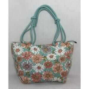 Farmhouse Is My Style Mason Jar Daises Cabin Shoulder Bag 16.9 In X 11 In